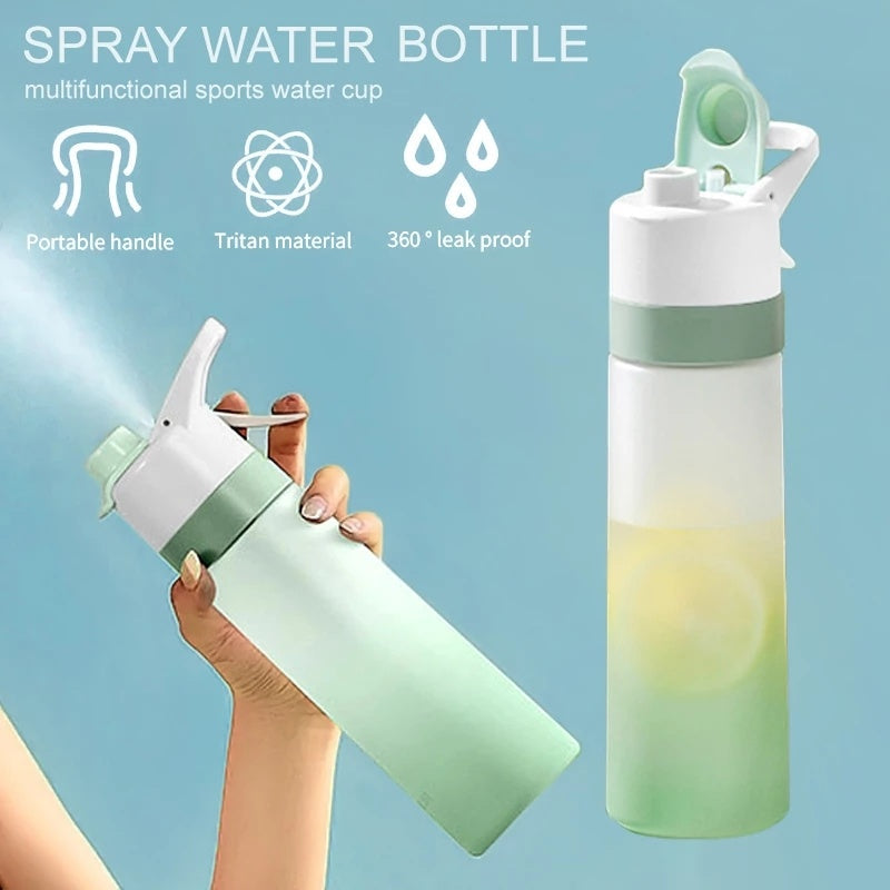 Spray Water Bottle for Fitness and Travel