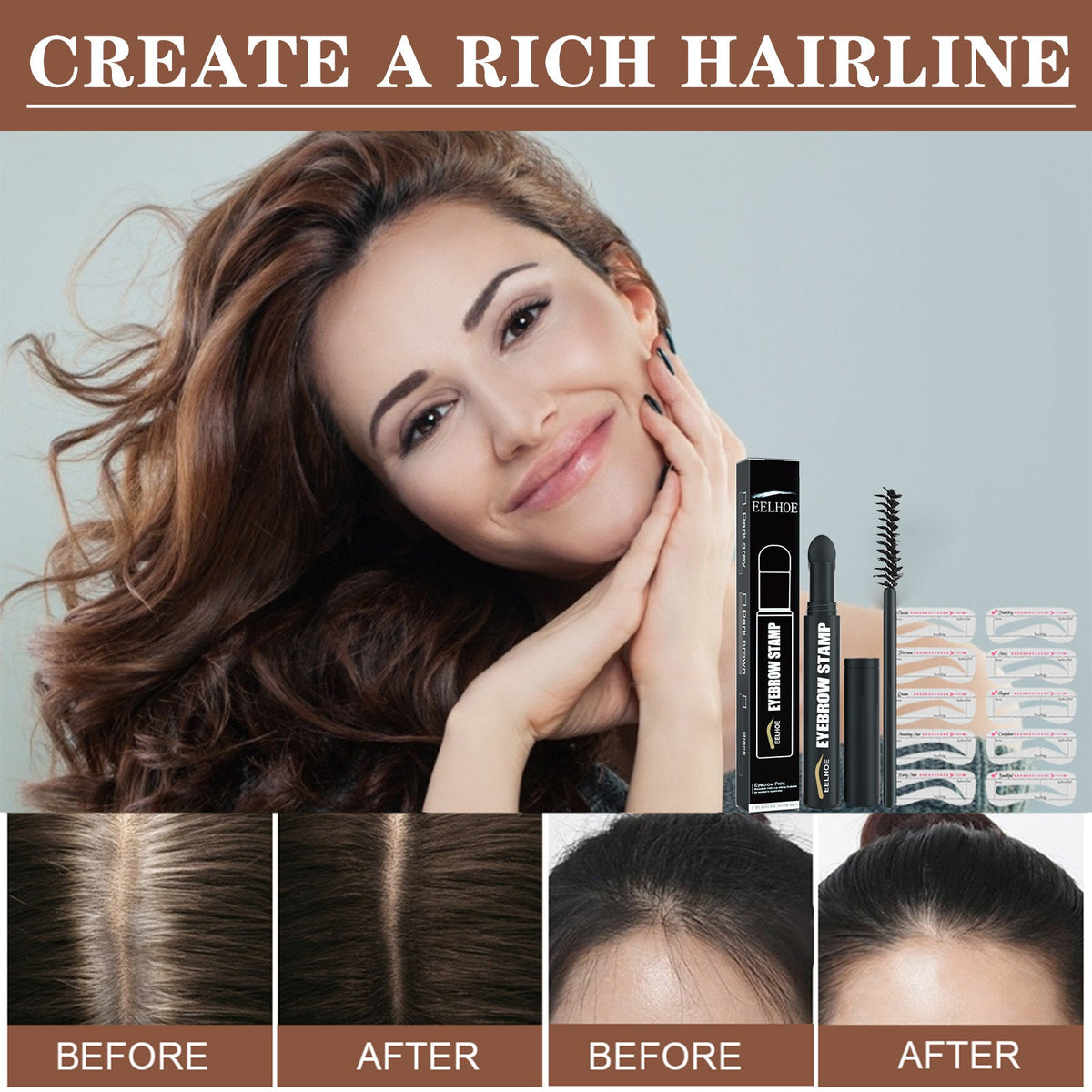 Eyebrow Printing Pen Quick Makeup Thrush Lazy Simple