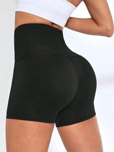 High Waist Active Shorts for Women with Stretchy Comfort