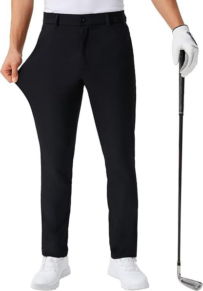 Stretch Solid Color Golf Men&