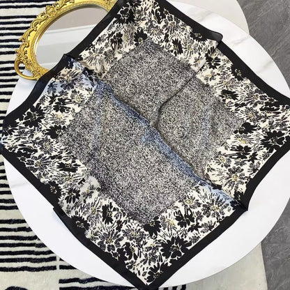 Square Scarf Womens Fashionable Small Neckerchief 70cm