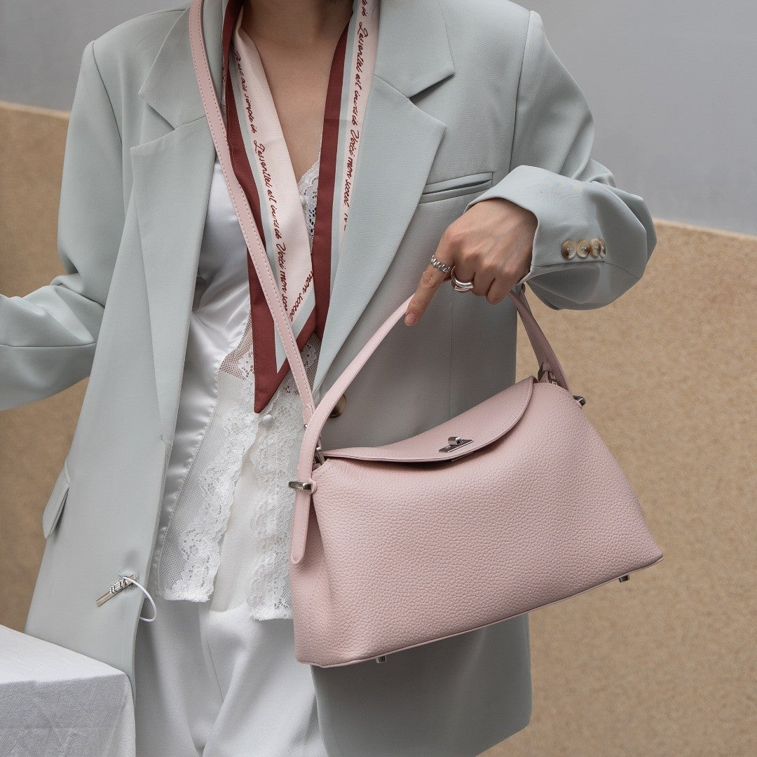 Genuine Leather Commuter Versatile Single-shoulder Women&