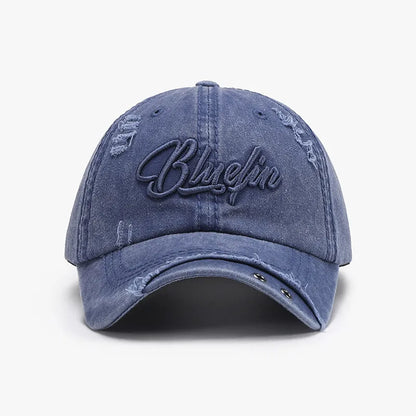 Embroidered Letter Cotton Baseball Cap