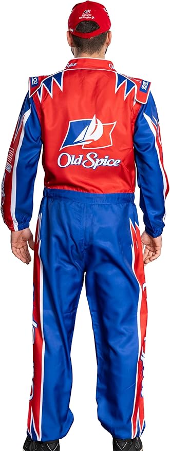 Cal Naughton Talladega Movie Replica Auto Racing Halloween Cosplay Costume
