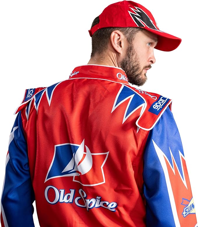 Cal Naughton Talladega Movie Replica Auto Racing Halloween Cosplay Costume