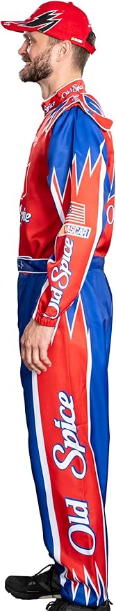 Cal Naughton Talladega Movie Replica Auto Racing Halloween Cosplay Costume