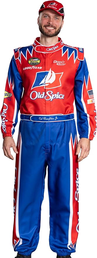 Cal Naughton Talladega Movie Replica Auto Racing Halloween Cosplay Costume