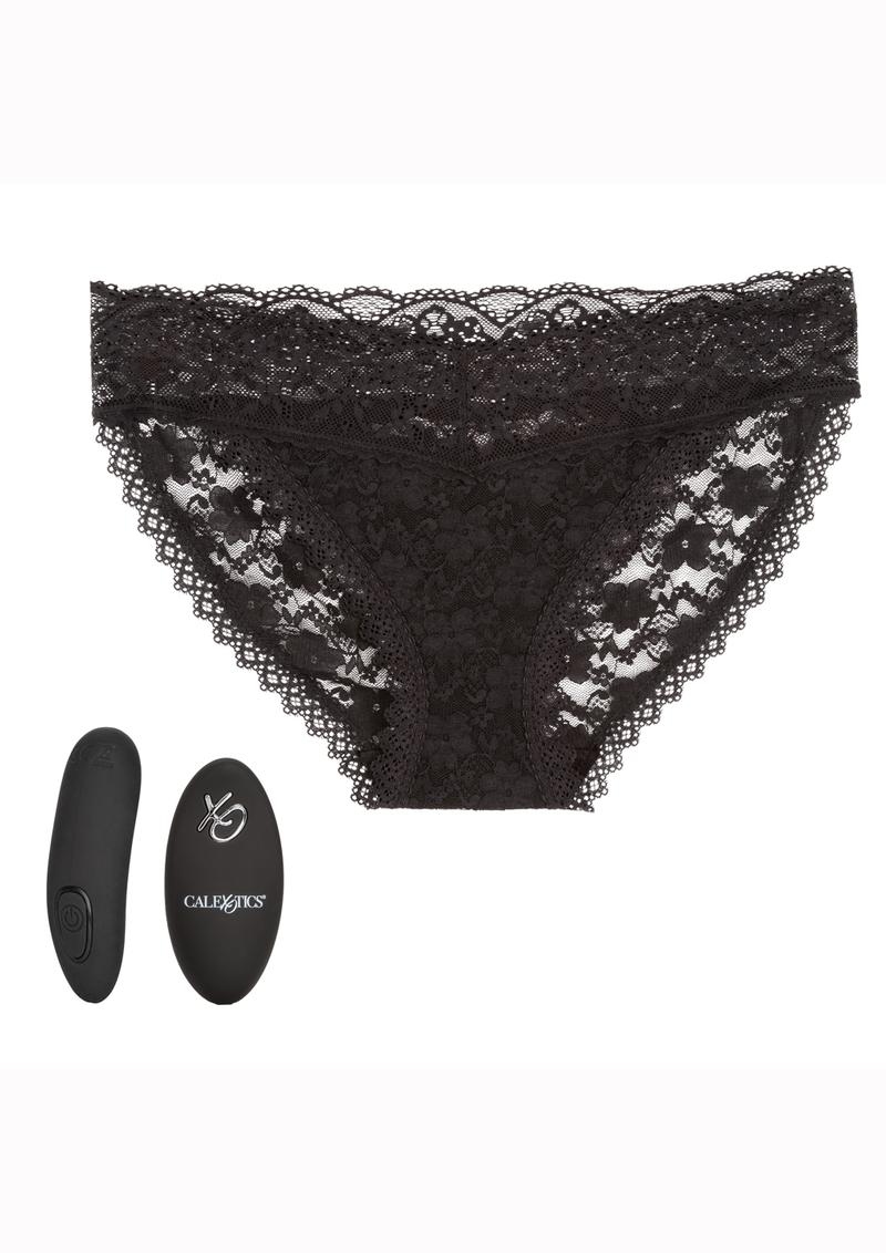 CalExotics Remote Control Lace Panty Set With Vibrating Stimulator