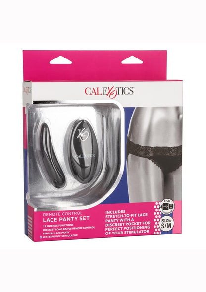 CalExotics Remote Control Lace Panty Set With Vibrating Stimulator