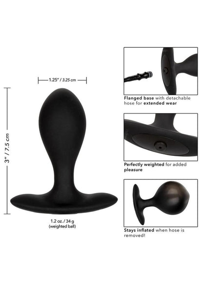 CalExotics Weighted Silicone Inflatable Plug