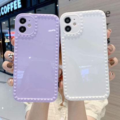 Candy Color Cute Shockproof Phone Case For iPhone 11 Pro Max Mini 7 8 Plus XR XS MAX Full Lens Soft Cover Cute And Fashionable Colorful Translucent Soft Silicone Case