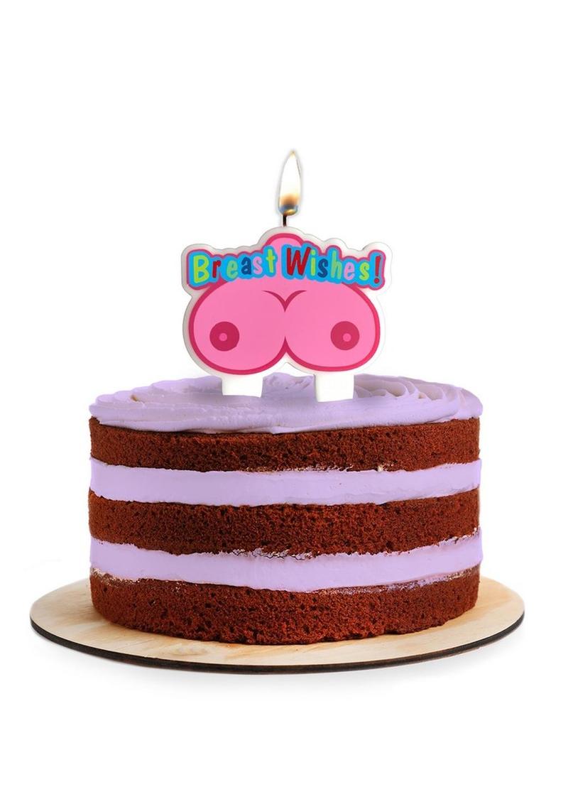 Breast Wishes Boob Party Candle