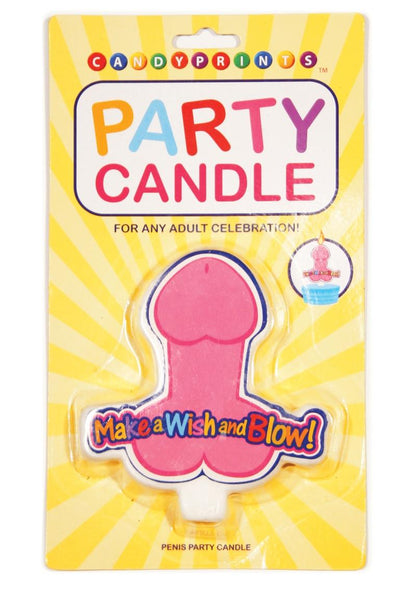 CandyPrints Penis Party Candle Fun Celebration Candle
