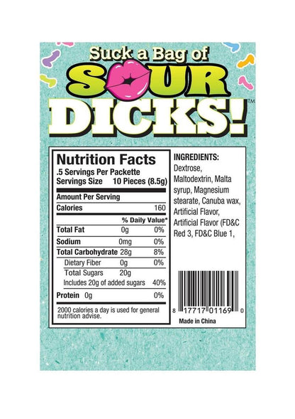 Suck a Bag of Sour Dicks Candy by CandyPrints