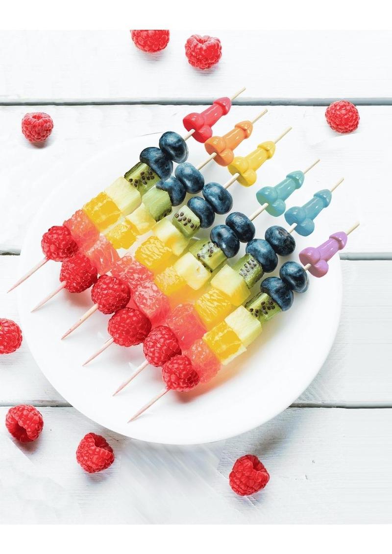 Super Fun Penis Hors D’oeuvre Picks 6 Colorful Picks for Parties