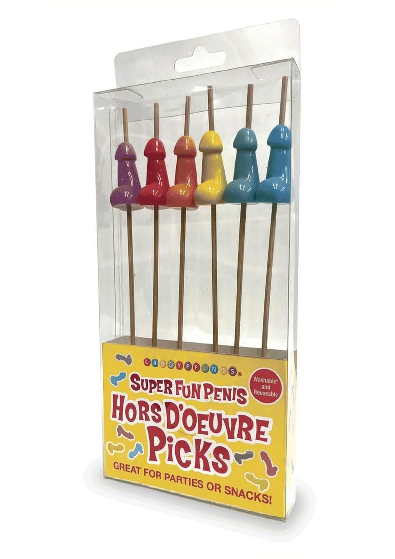 Super Fun Penis Hors D’oeuvre Picks 6 Colorful Picks for Parties
