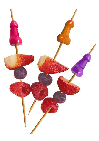 Super Fun Penis Hors D’oeuvre Picks 6 Colorful Picks for Parties
