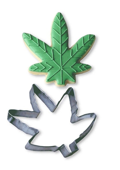 Cannabis Cookie Cutter Food Grade Stainless Steel for Party Treats