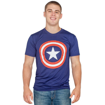 Captain America Shield Performance Adult Unisex T-Shirt