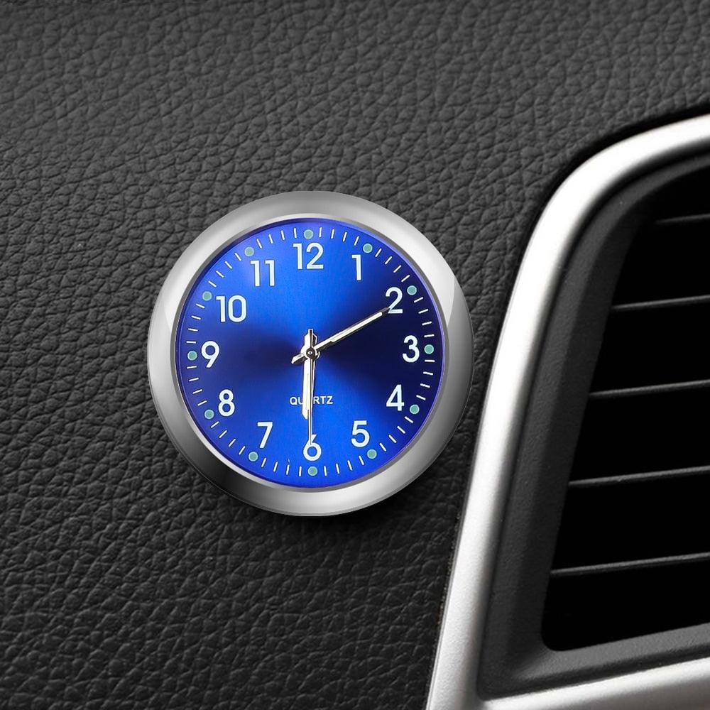 Car Clock Ornament Auto Watch Decoration Automobiles  Car Dashboard Clock Cars Air Vent Clip Quartz Clocks Mini Luminous Quartz Analog Watch Universal Pocket Stick-On Clock Perfect Interior Dashboard Time Display Digital Pointer Clock In Car Accessories