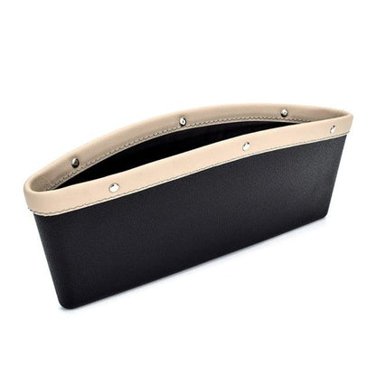 Car Organizer Storage Car Seat Slit Gap Pocket Multifunctional Driver Seat Catcher Cup Holder Car Accessories PU Leather Car Seat Gap Organizer Universal Fit Storage Pockets Adjust Set Car Seat Crevice Storage Box Helps Reduce Distracted Driving