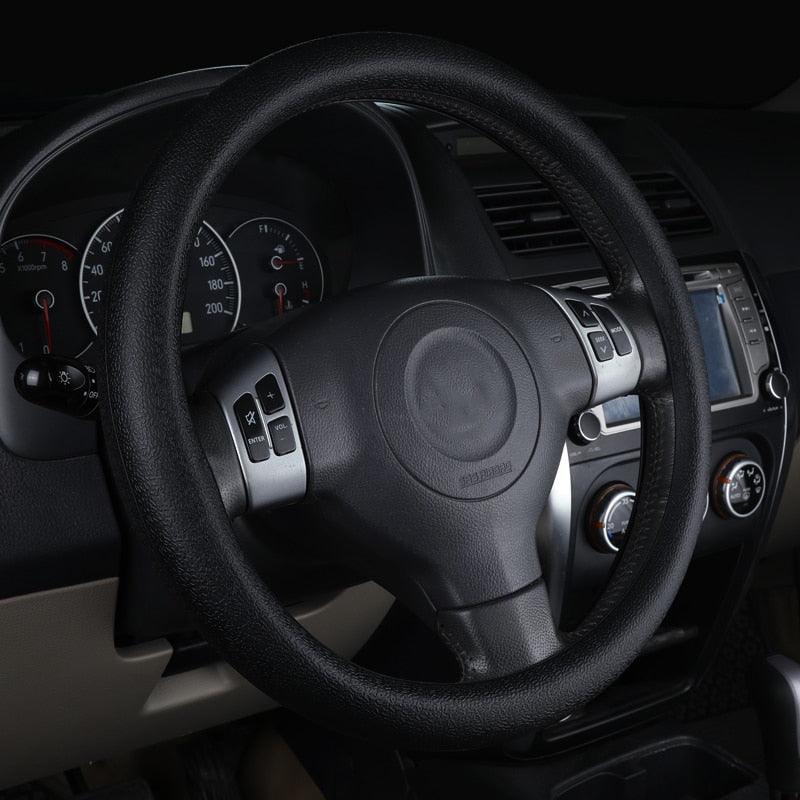 Car Styling Universal Car Silicone Steering Wheel Glove Cover Texture Soft Multi Color Soft Silicon Car Steering Wheel Cover Ethnic Style Car Accessories Steering Wheel Covers Anti Skid Better Grips Steering Wheel Cover Women Steering Wheel Accessories