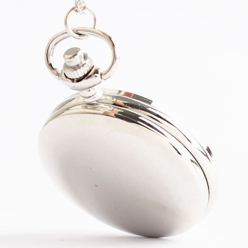 Glossy Pocket Vintage Quartz Flip Pocket Watch