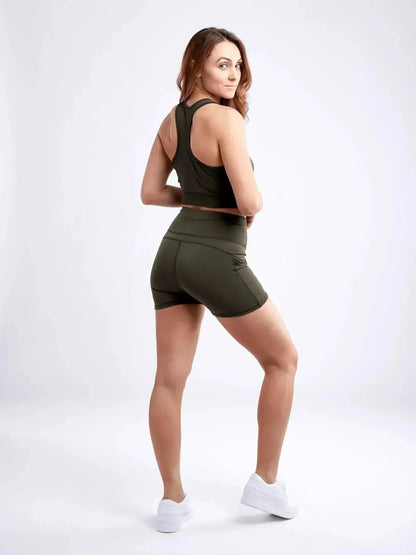 Racerback Training Crop Tank – Lightweight &amp; Breathable for Workouts