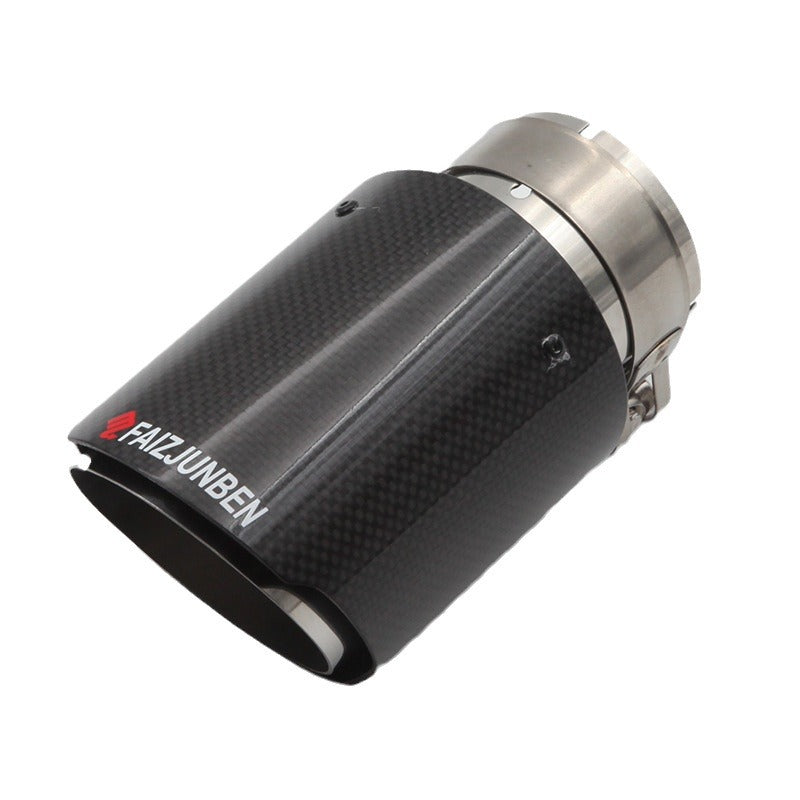 Carbon Fiber Stainless Steel Car Exhaust Pipe Modification