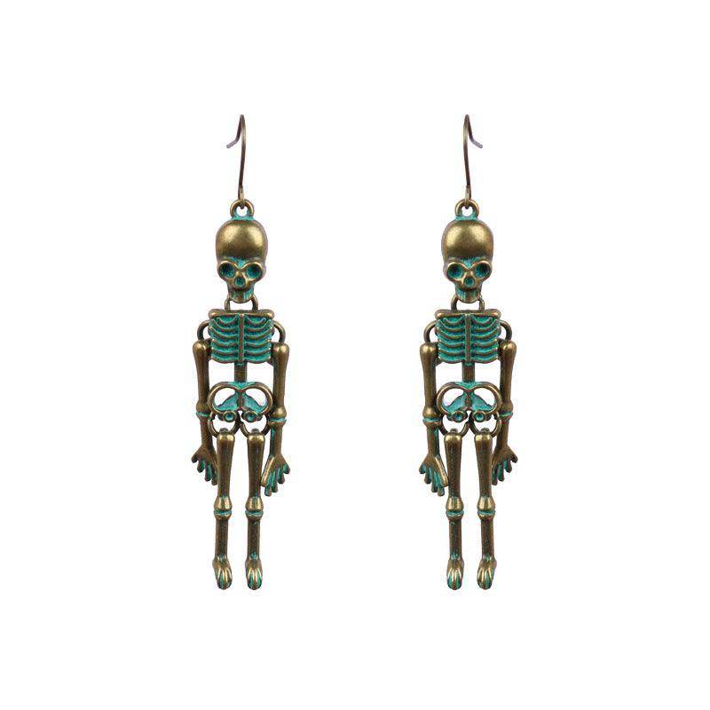 Skeleton Alloy Earrings for Stylish and Unique Looks
