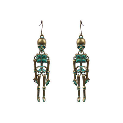 Skeleton Alloy Earrings for Stylish and Unique Looks