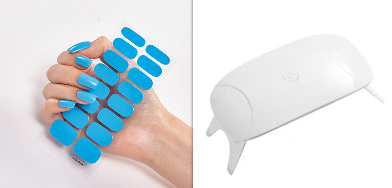 Waterproof Long Lasting Nail Stickers Letter Color