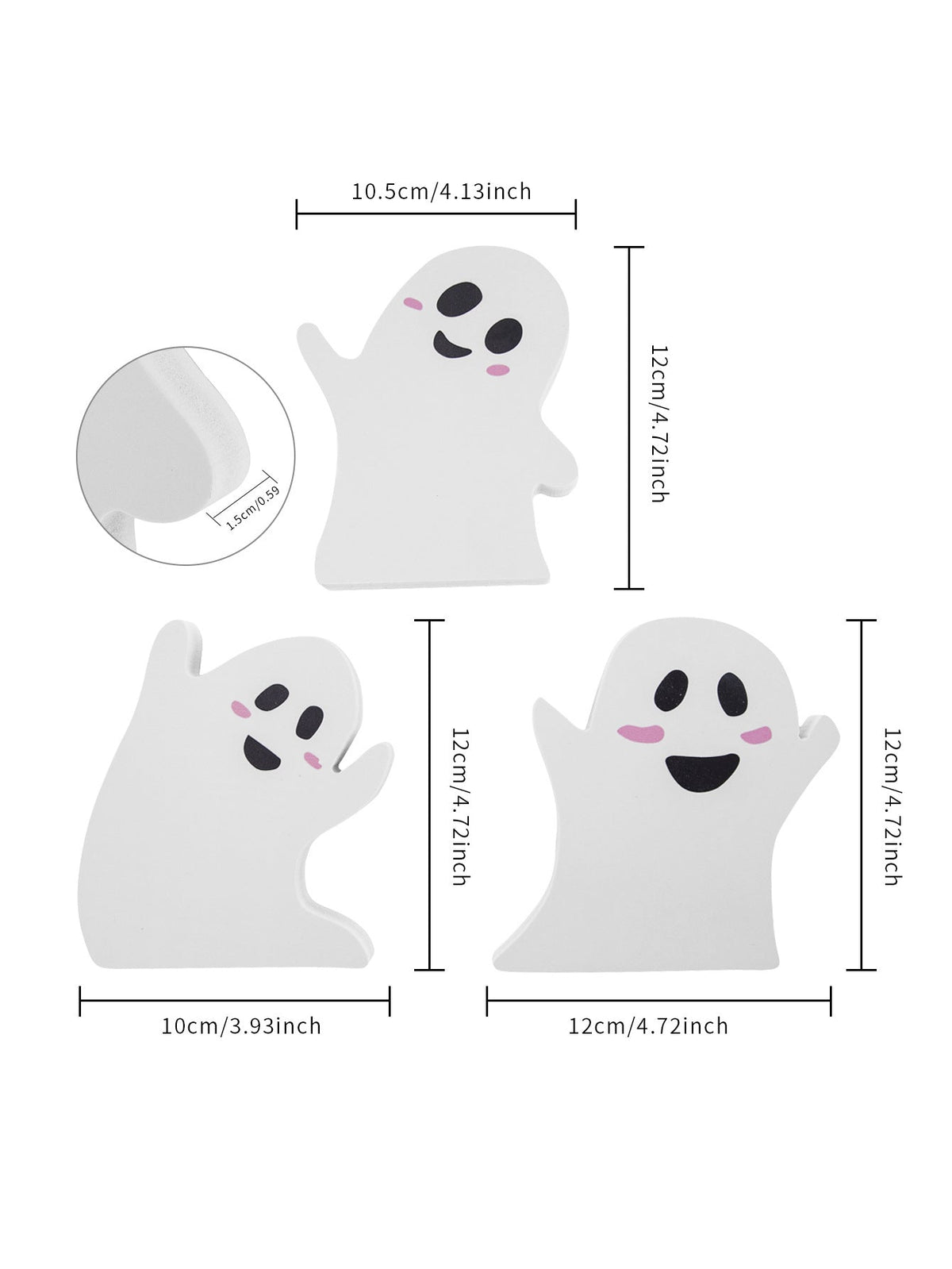 Halloween Cute Ghost Desktop Decoration