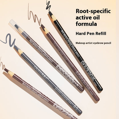 Hard Core Wild Eyebrow Pencil Waterproof And Sweatproof Distinct Look