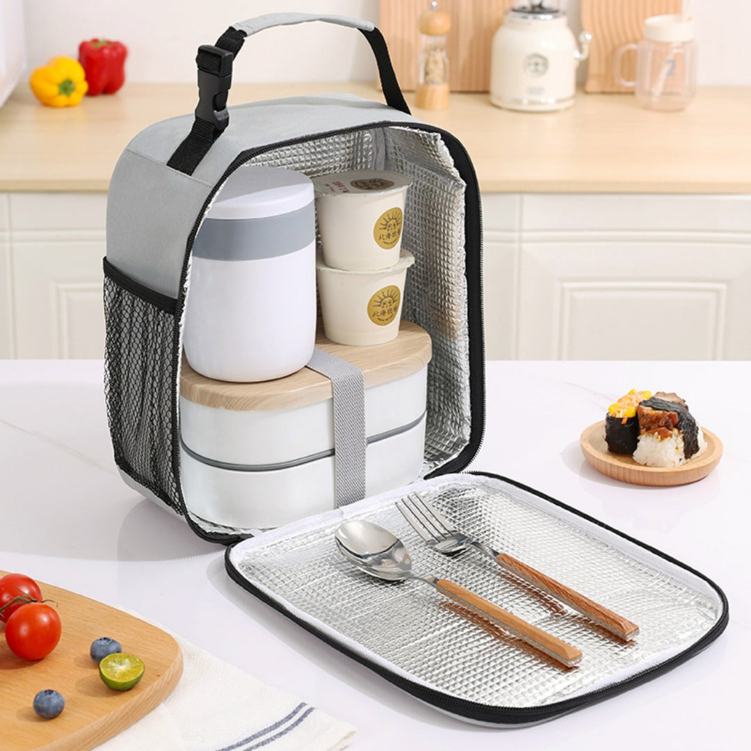 Portable Lunch Purse – Premium Thermal Insulation Bento Bag for Work, School, Camping &amp; Picnic
