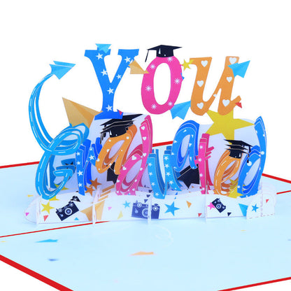 Pop-up Graduation Greeting Card