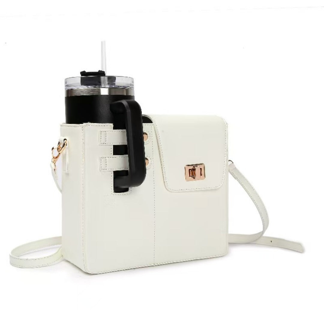 Versatile Design Commuter Bag – Ideal Crossbody Bag for Outdoor Adventures &amp; Portable Water Cup Bottle Storage