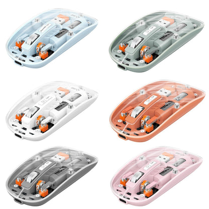 Transparent Wireless Mouse Desktop Computers And Laptop Office Home Mouse