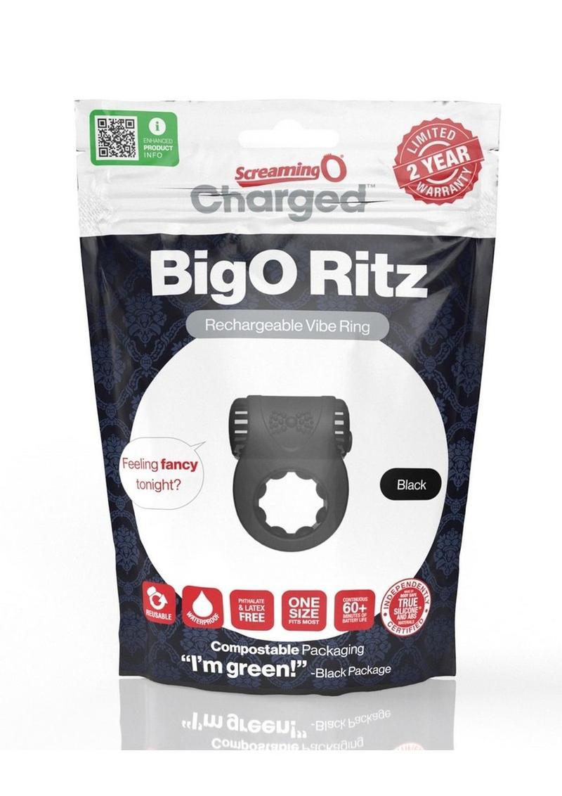 Screaming O Charged BigO Ritz Rechargeable Vibrating Cock Ring