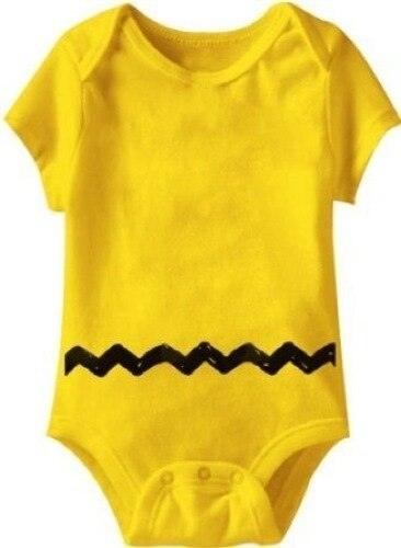 Charlie Brown Costume Yellow Romper