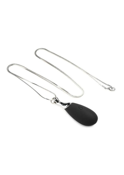 Charmed 10X Vibrating Silicone Teardrop Necklace