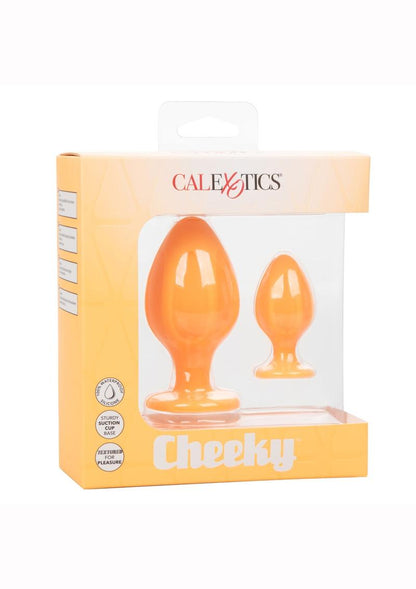 CalExotics Cheeky Silicone Textured Anal Plug Set