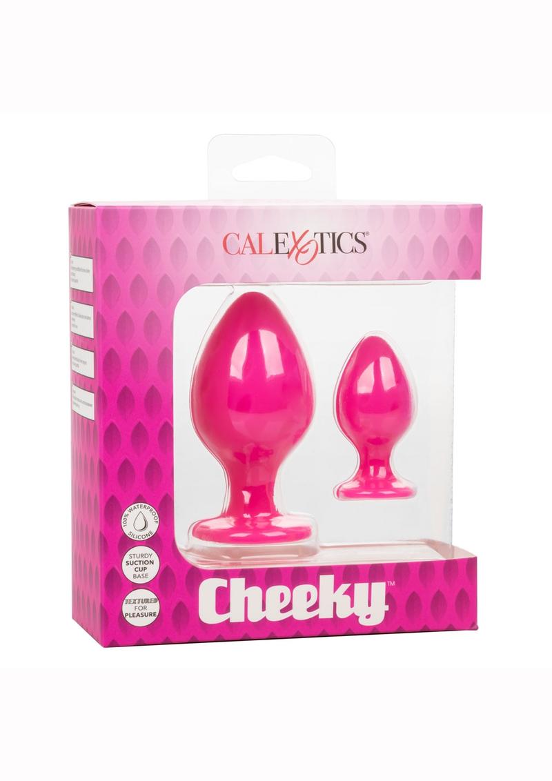 CalExotics Cheeky Silicone Textured Anal Plug Set