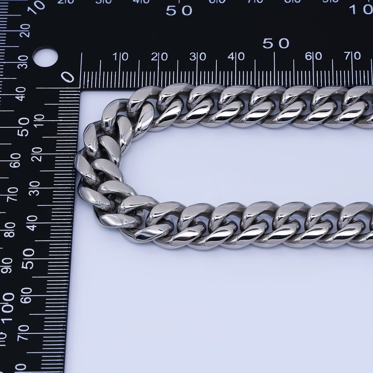Chunky Stainless Steel Men&