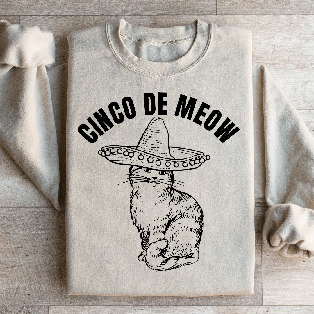 Cinco De Meow Sweatshirt