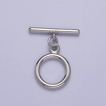 Classic 24k Gold Filled Round Toggle Clasp, Jewelry Clasp OT Clasp Findings L-708~L-710