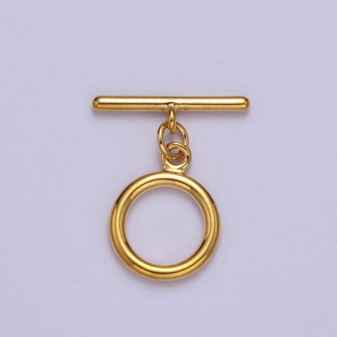 Classic 24k Gold Filled Round Toggle Clasp, Jewelry Clasp OT Clasp Findings L-708~L-710