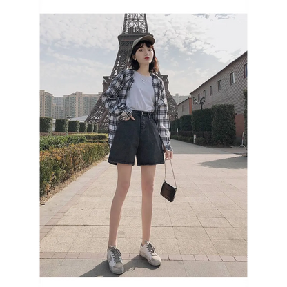Classic Harajuku Jean Shorts