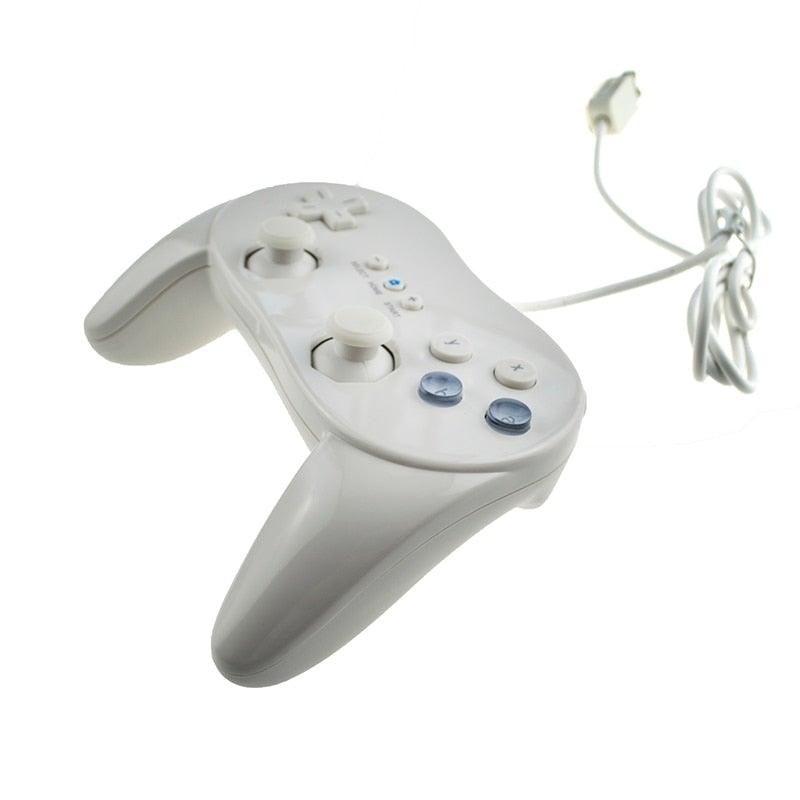 Classic White And Black Wired Pro Remote Game Controller Compatible With PC Laptop