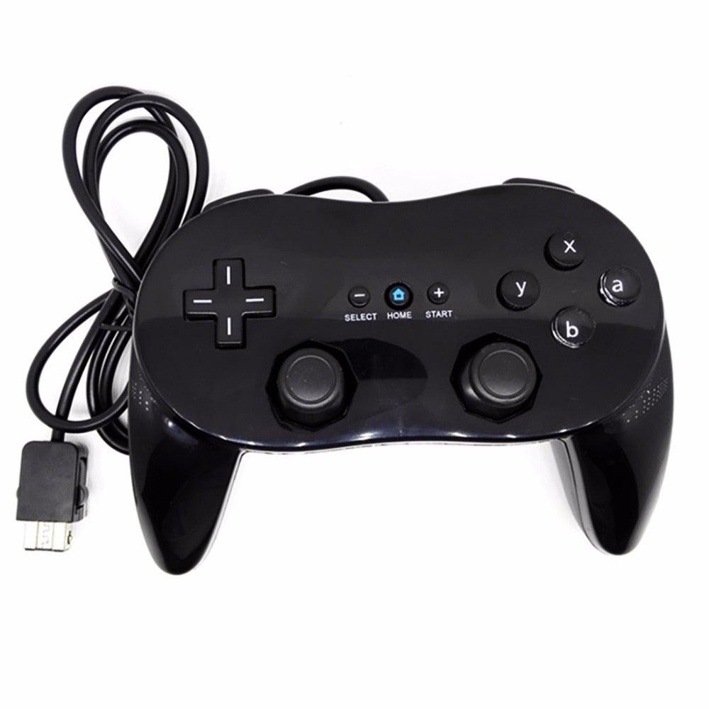 Classic White And Black Wired Pro Remote Game Controller Compatible With PC Laptop